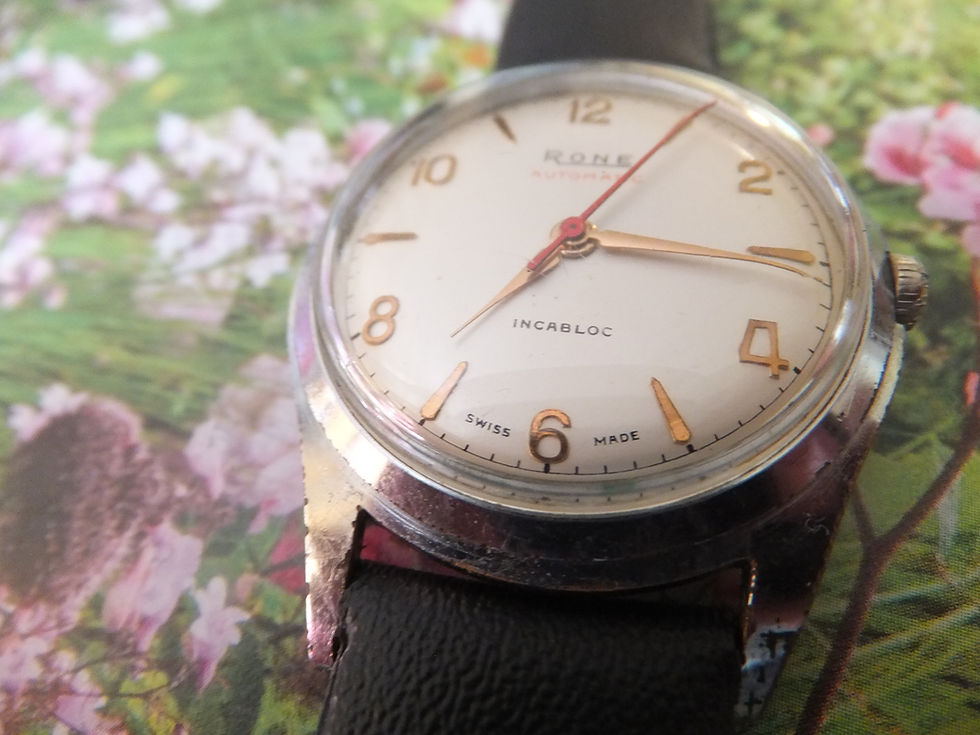 Thumbnail: 1960's Rone Automatic Chrome Cased Watch