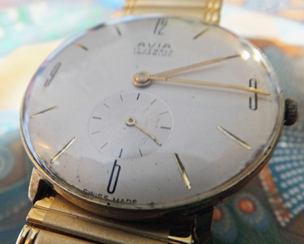 Thumbnail: Iconic 1960's Avia Super Slim 17 Jewel Manual Winding Watch