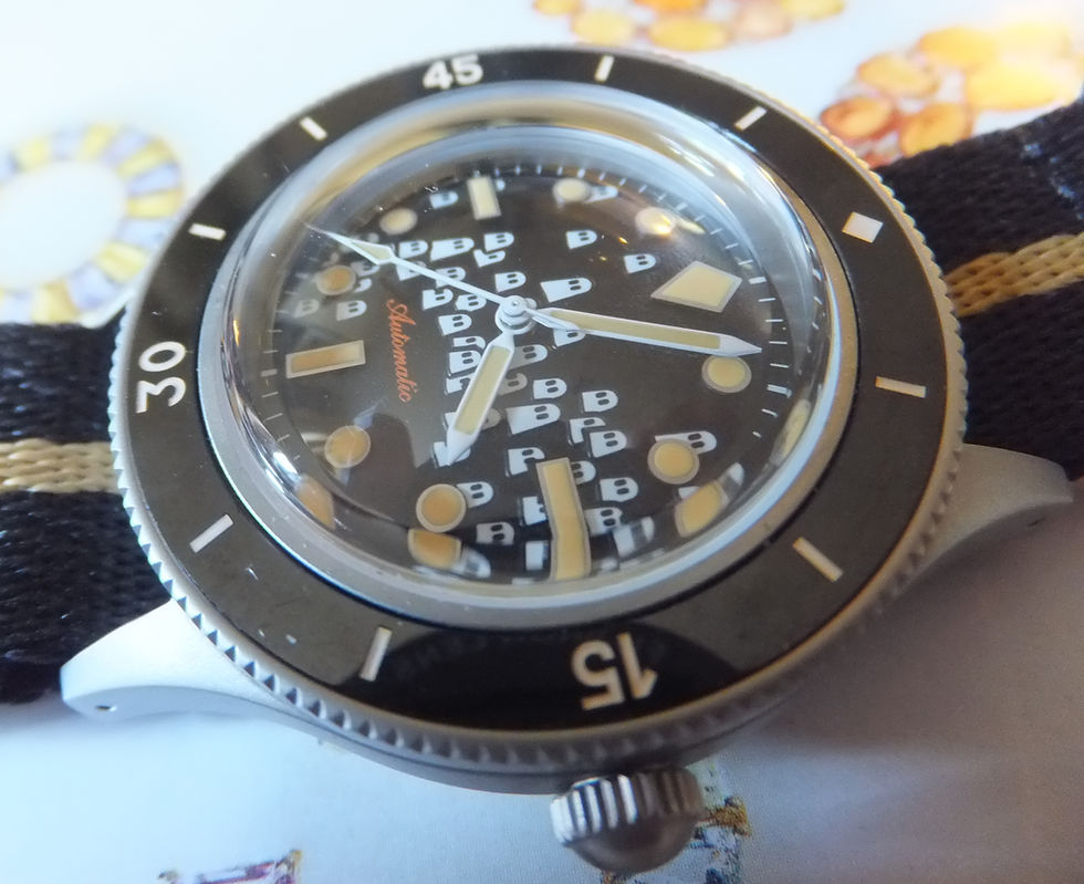 Thumbnail: Seiko Movement 50 Fathoms Automatic Watch - Luminous Ghost Dial