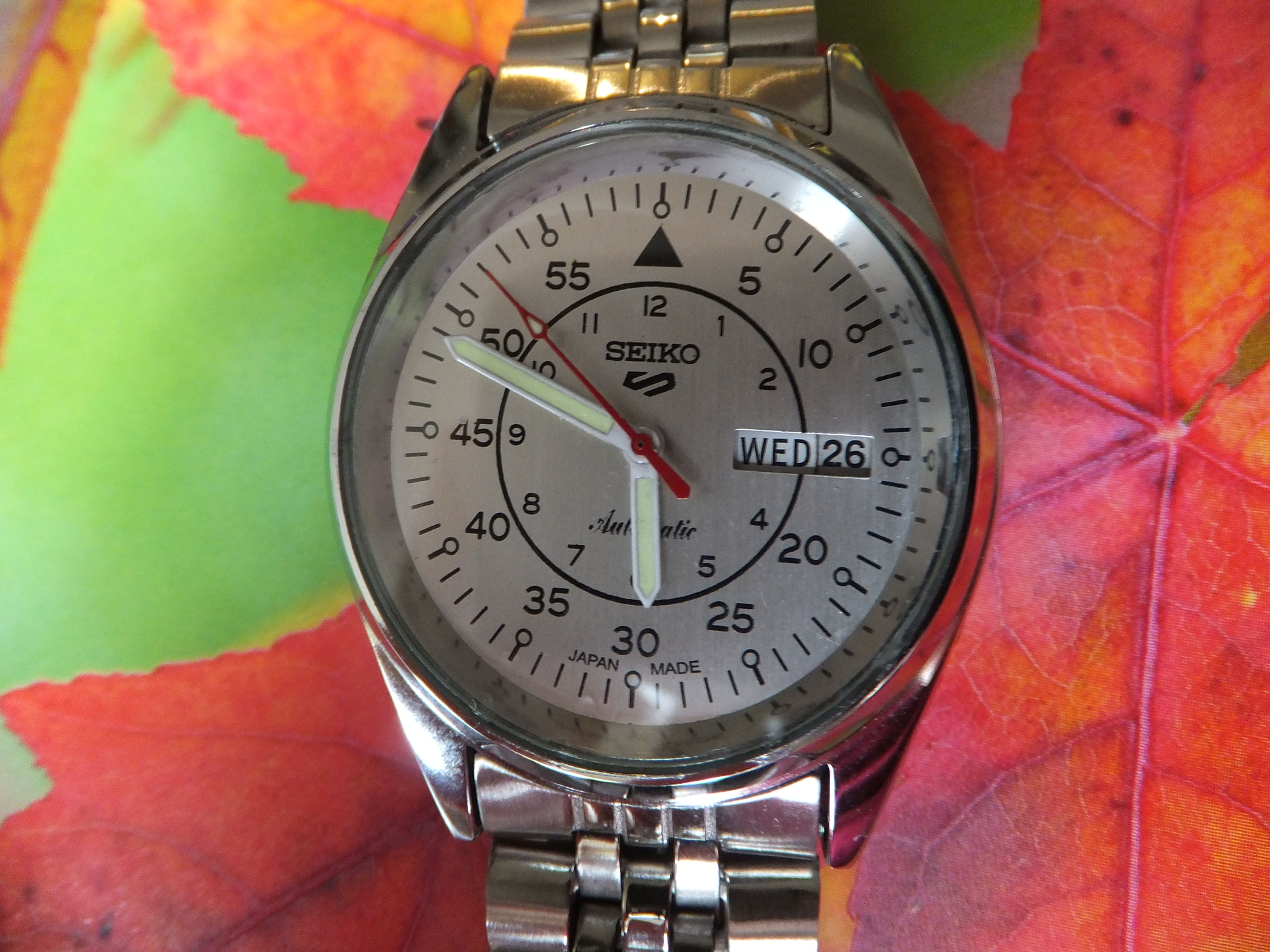 Seiko Silver Field Dial 36mm Gentleman's Automatic Winding Bracelet Watch