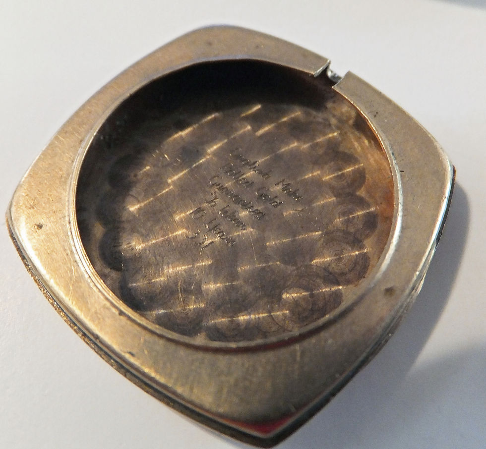 Thumbnail: 1931 Elkington 15 Jewel Cushion Watch - Overhauledn