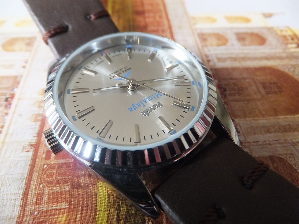 Thumbnail: HMT Made In India "Himalaya" Silver Dial Manual Winding Watch