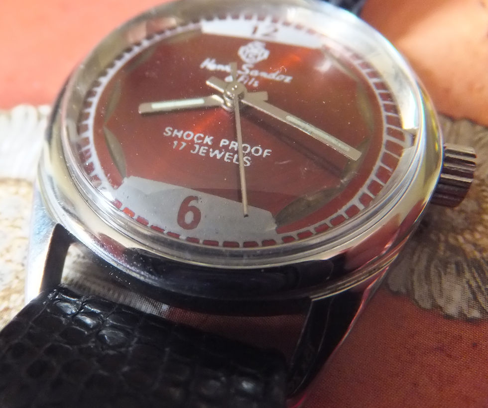 Thumbnail: 17 Jewel Henri Sandoz & Fils Manual Winding Watch