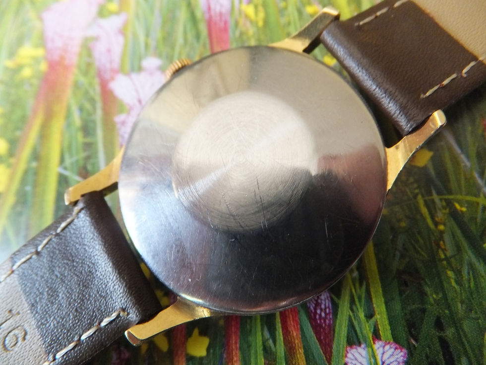 Thumbnail: English Made Smiths Astral "National 17" 17 Jewel 33mm Gold Plated Watch
