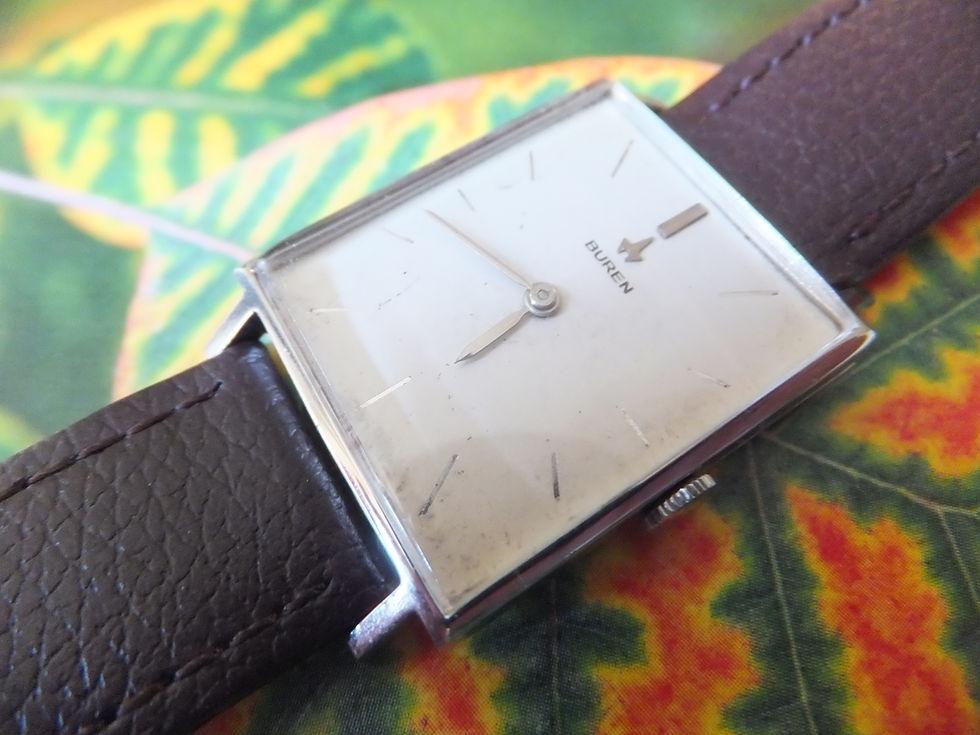 Thumbnail: 1970 Buren Cal 18 Manual Winding Tank Watch