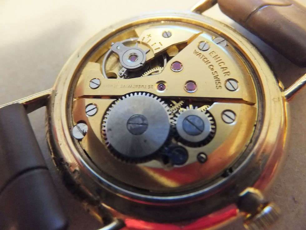 Thumbnail: 1960's Enicar "Ultrasonic" 25 Jewel Manual Winding Watch