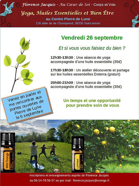 Huiles huiles essentielles - atelier deyoga - citron - orange douce