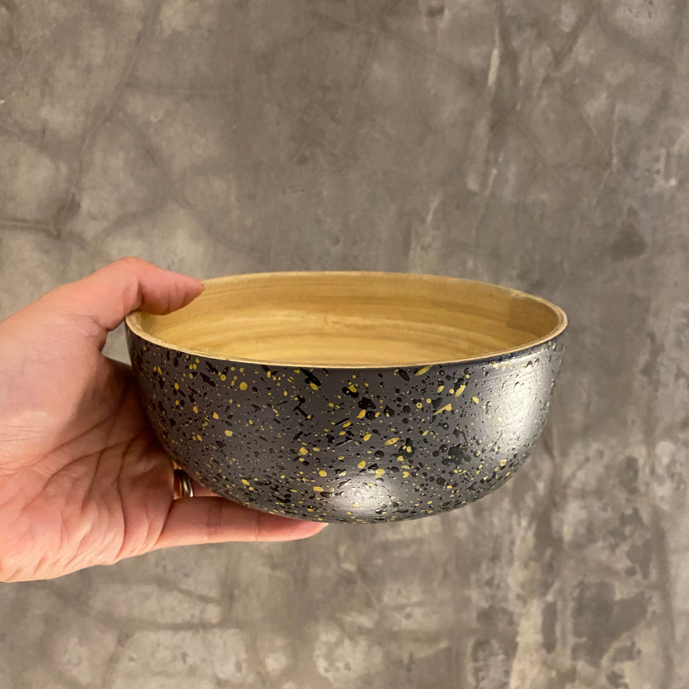 Bamboo Food Bowl/Vietnam madeバンブーフードボウル