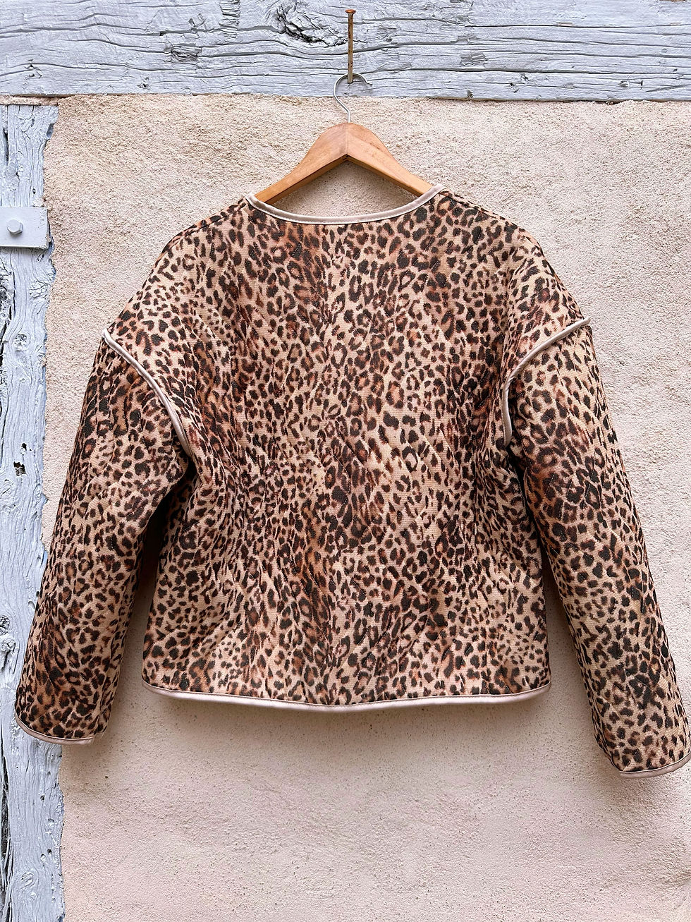 Miniatura: veste italienne léopard clair mode automne
