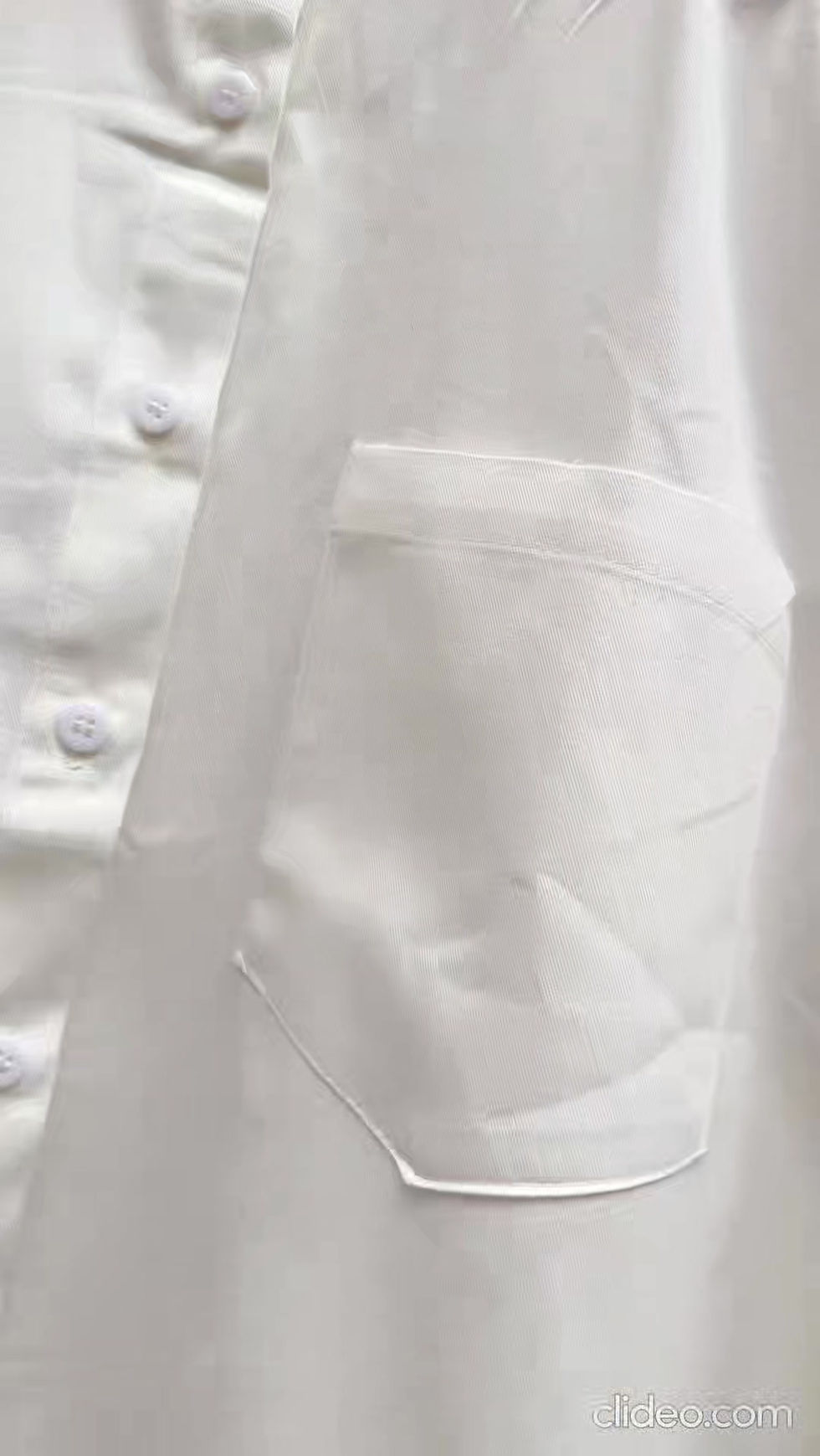 Miniature : Chemise femme blanche chic avec poche poitrine