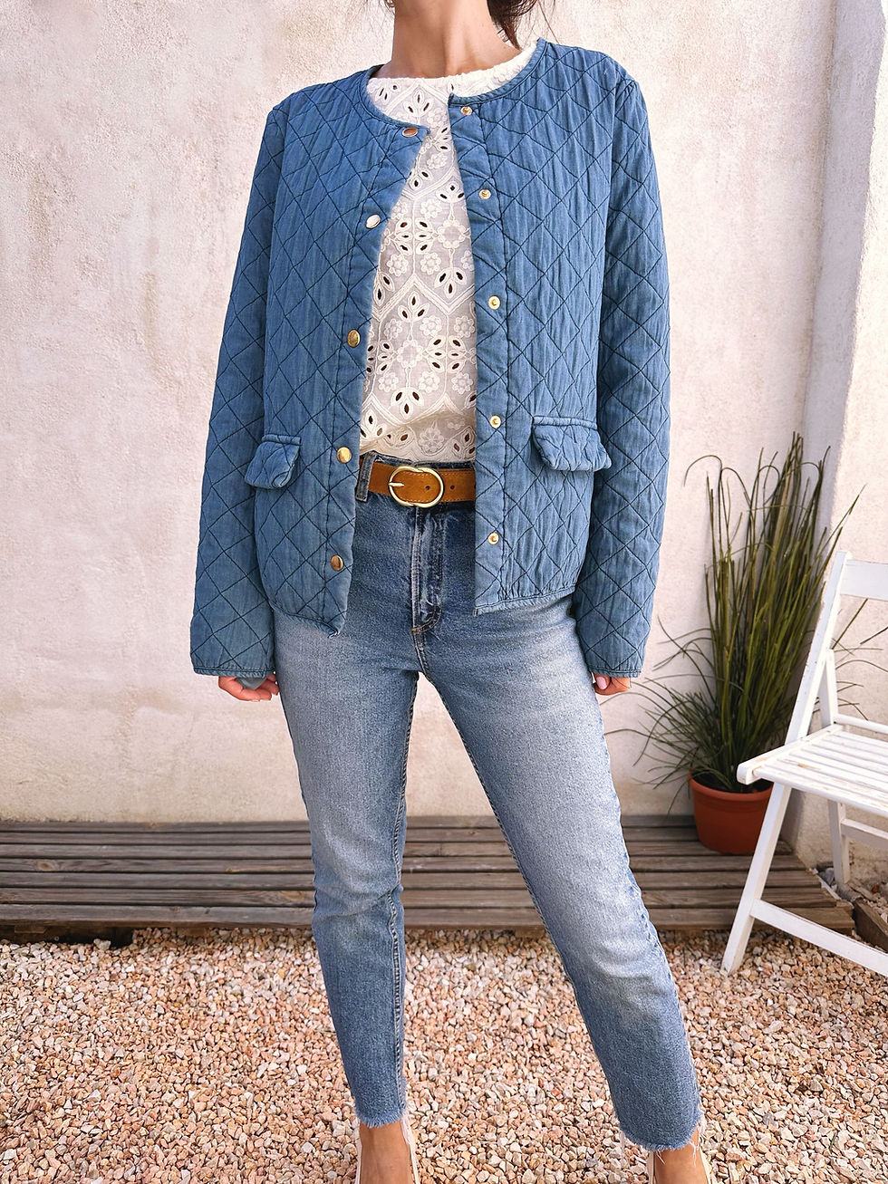 Miniature : este matelassée femme look casual moderne