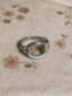Bague argentée