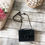 Miniatura: Sac à main en cuir noir
