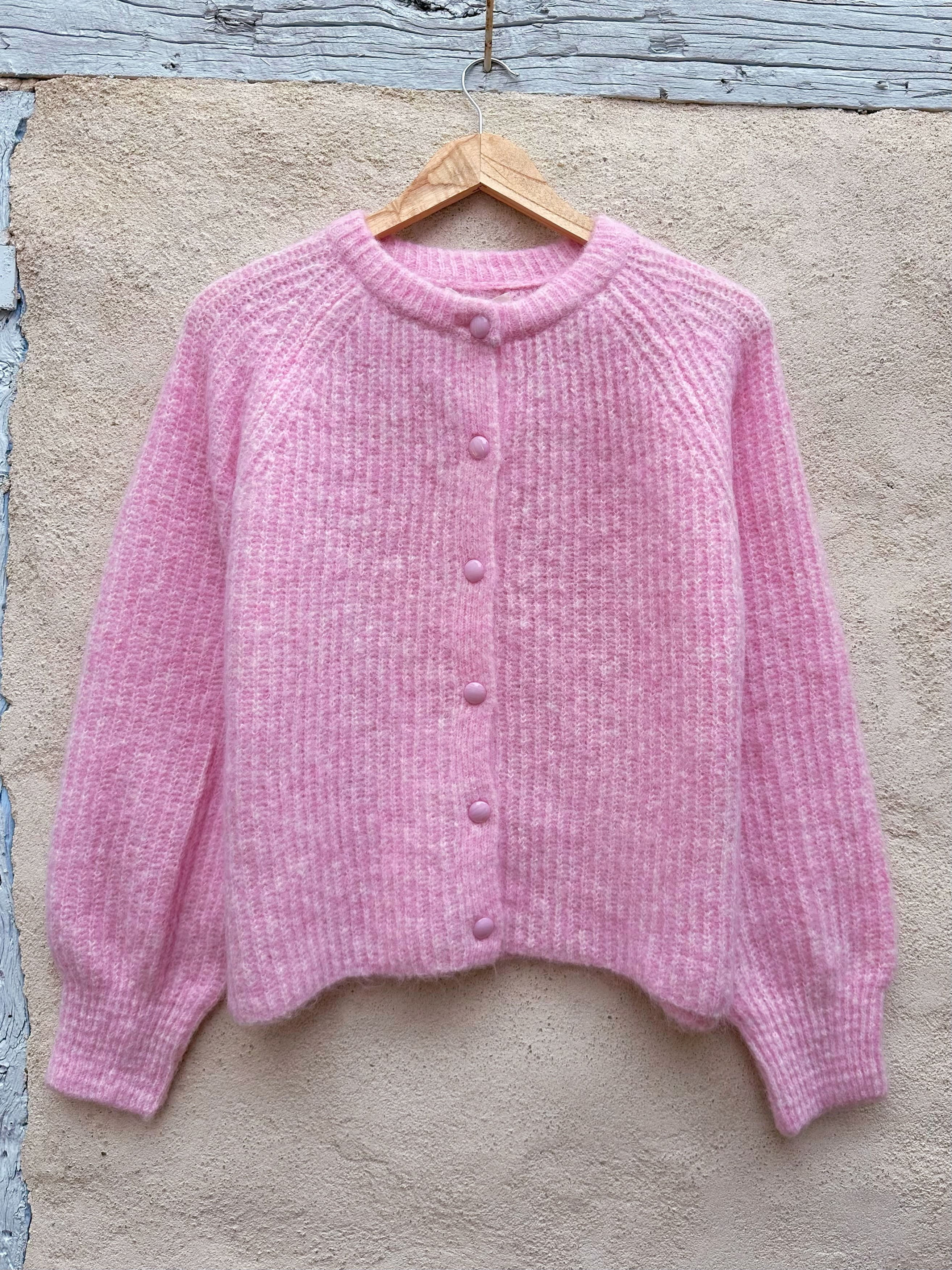 Gilet en laine rose - JOSEPH