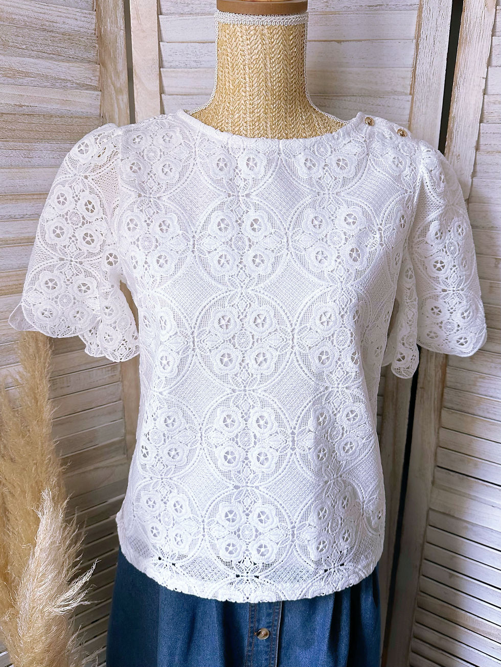 Miniature : Blouse en dentelle - JANYS