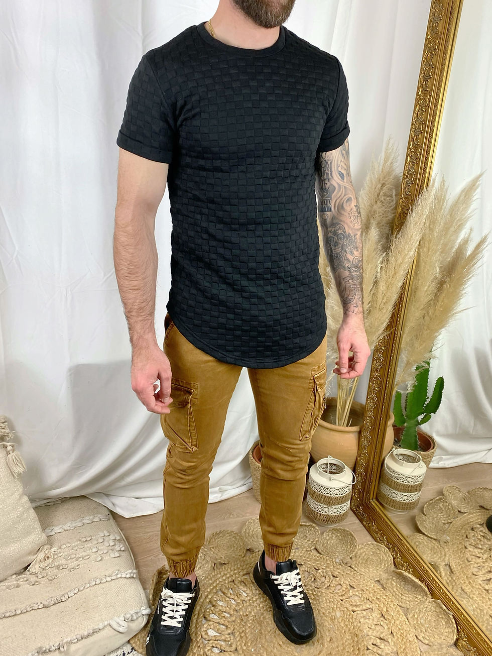 Miniature : T- shirt noir - MIKE