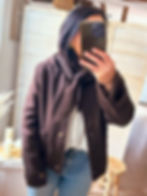 Miniatura: Manteau à capuche chocolat - ARTHUR