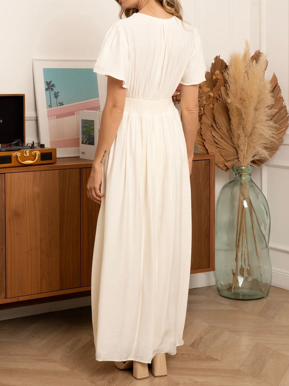 Miniatura: Robe longue blanche - LENA