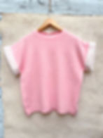 pull rose femme en laine doux et chaud