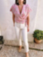 Jean ecru cropped