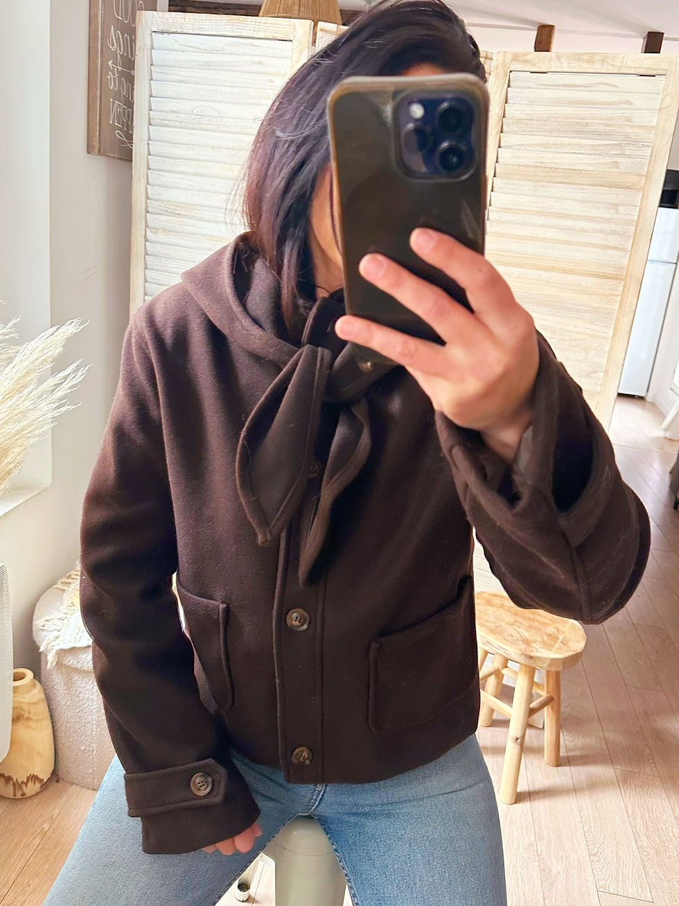 Miniatura: Manteau à capuche chocolat - ARTHUR