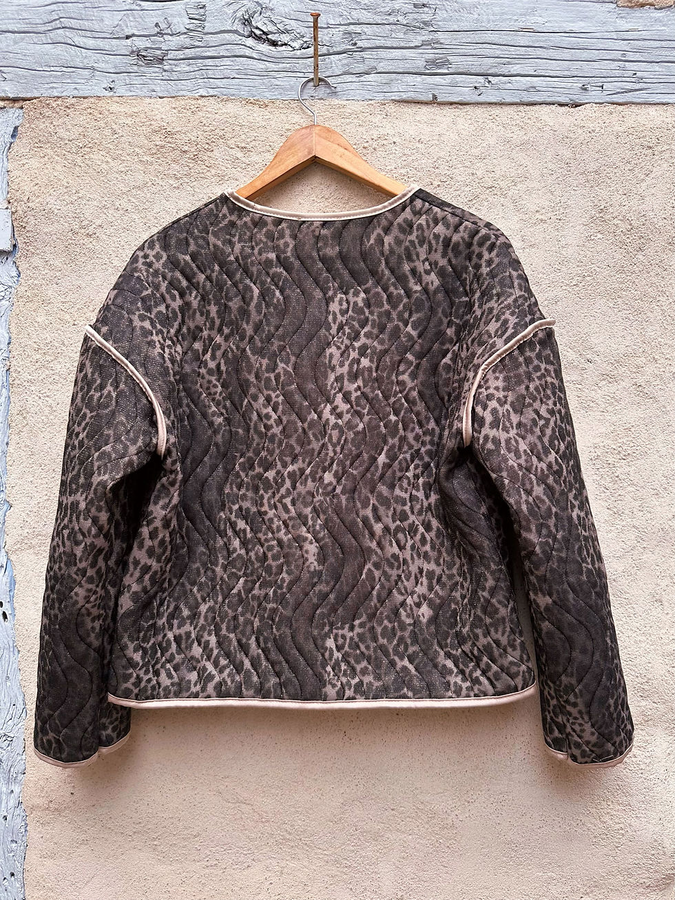 Thumbnail: veste oversize léopard style urbain moderne