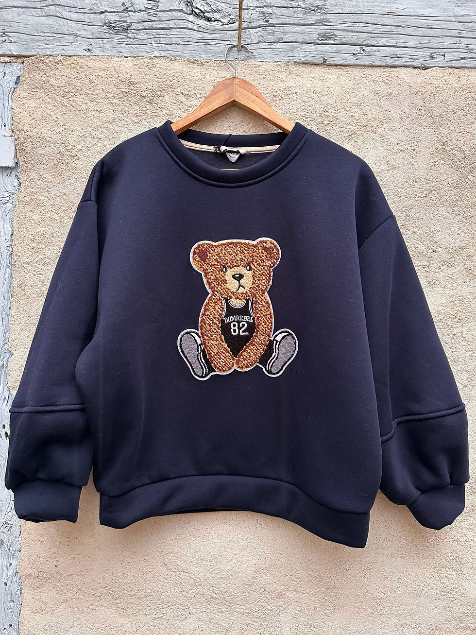 Thumbnail: Sweat bleu marine fabriqué en Italie streetwear