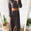 Miniatura: Robe chemise longue fleurie
