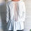 Thumbnail: White backless lace and basque blouse - ANGELIQUE