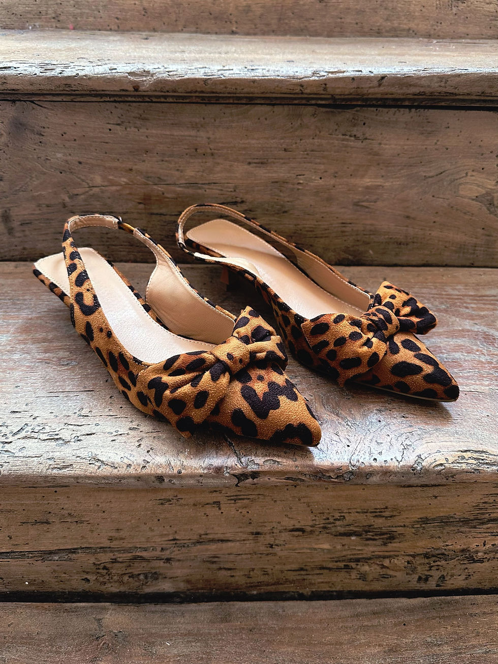 Miniature : escarpins léopard femme confortables talon 5 cm environ