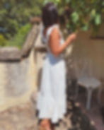robe blanche coton fluide été femme