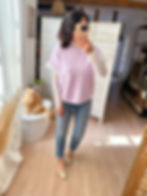 pull lilas femme en laine doux et chaud