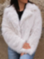 manteau écru doux et chaud style cocooning tendance