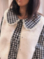 veste sans manches blanche femme