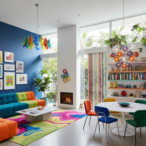 Colorful Modern Living Room