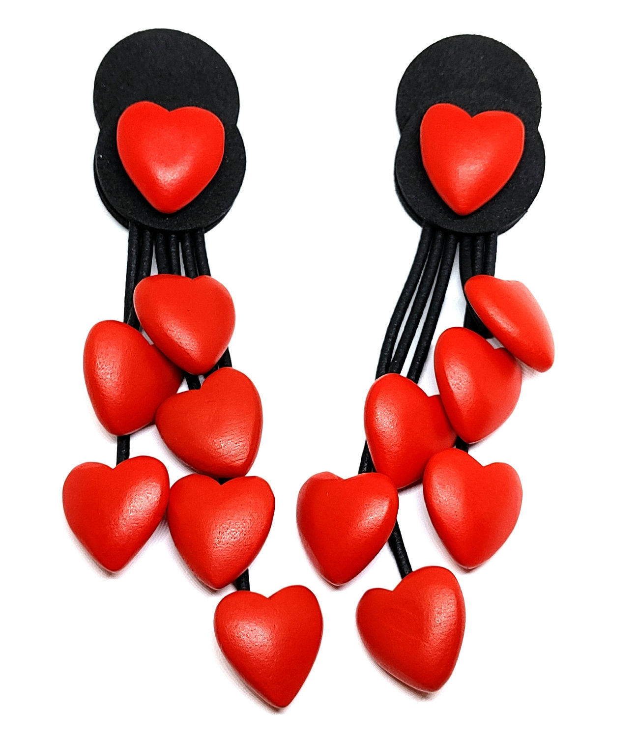 Boucles d'oreilles Au Coeur