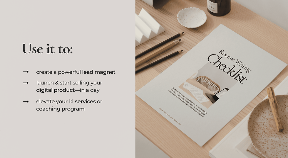 Thumbnail: Resume checklist mockup