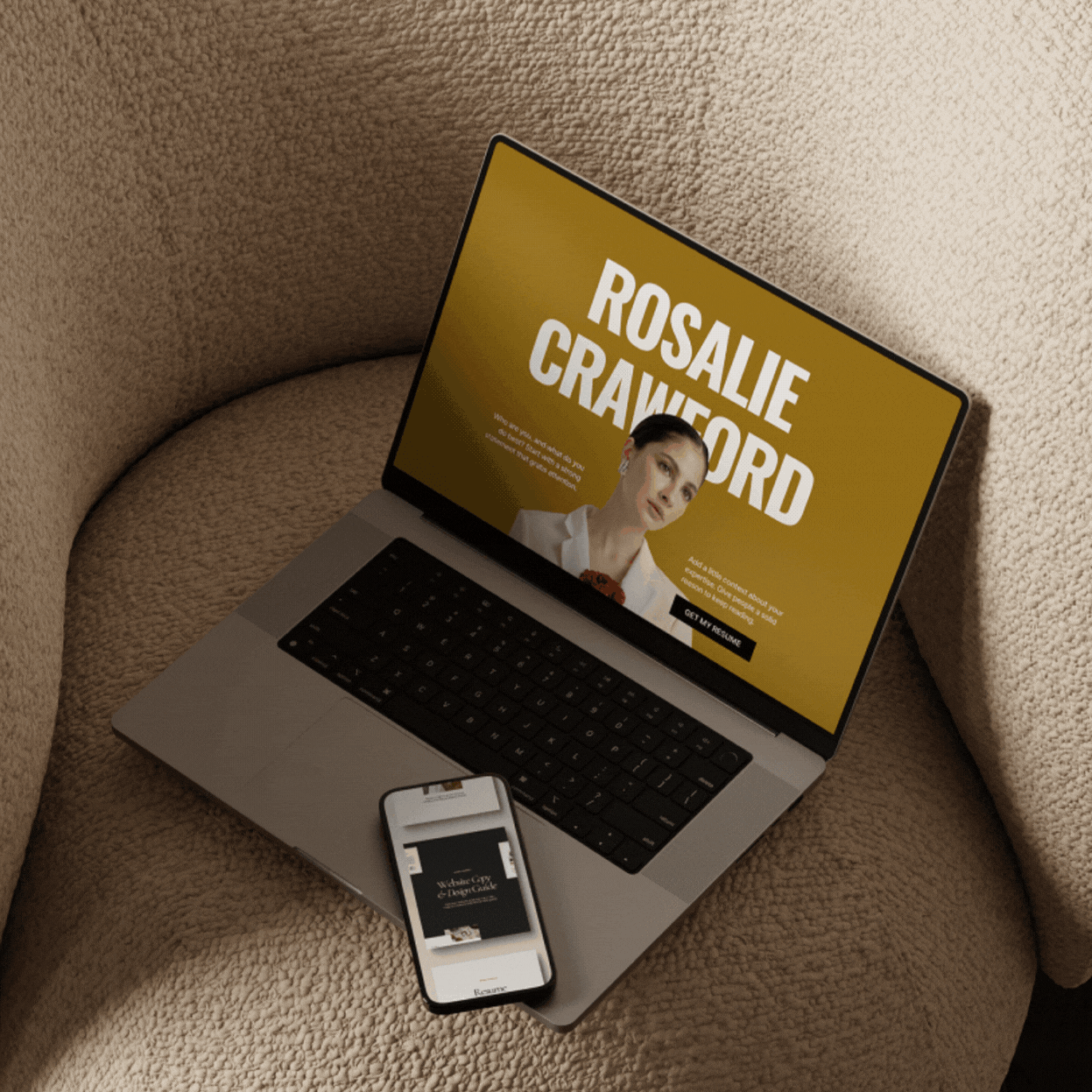 Single-page modern Canva website templates for corporate professionals