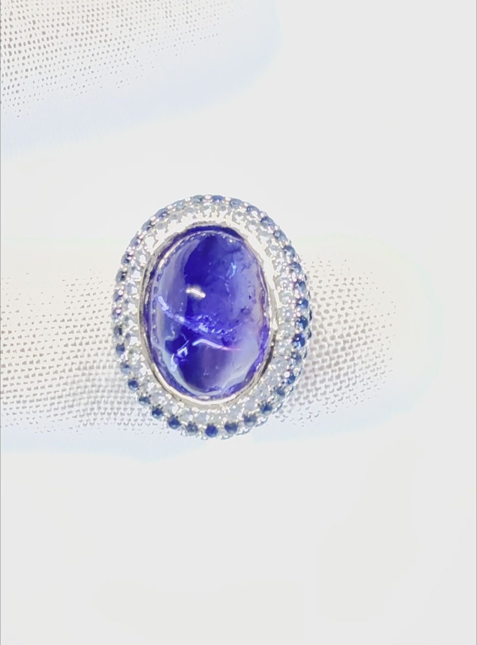 Thumbnail: Tanzanite and Sapphire Ring