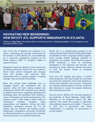 Navigating New Beginnings: How MyCity ATL Supports Immigrants in Atlanta