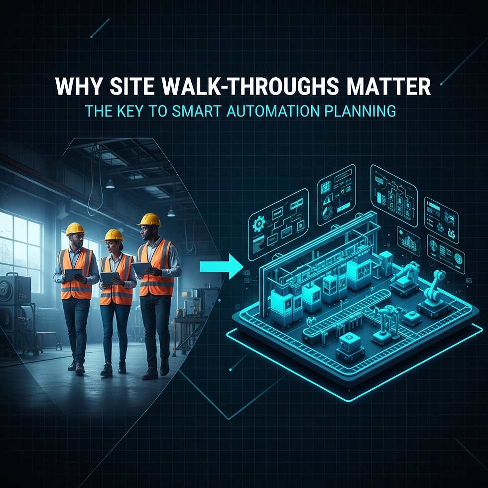 Why Site Walk-Throughs Matter: The Key to Smart Automation Planning