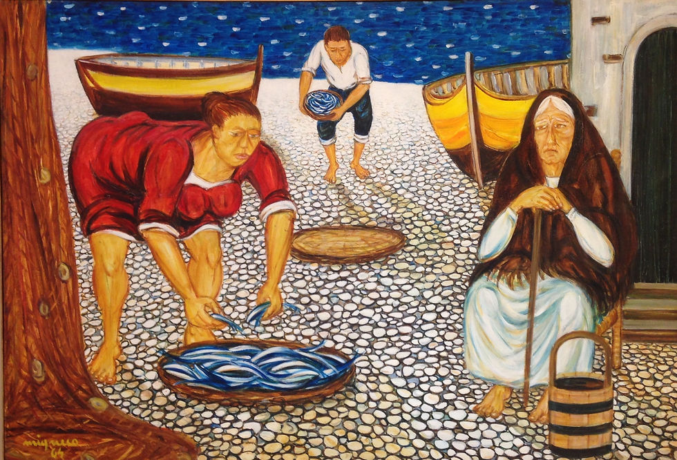 famiglia di pescatori