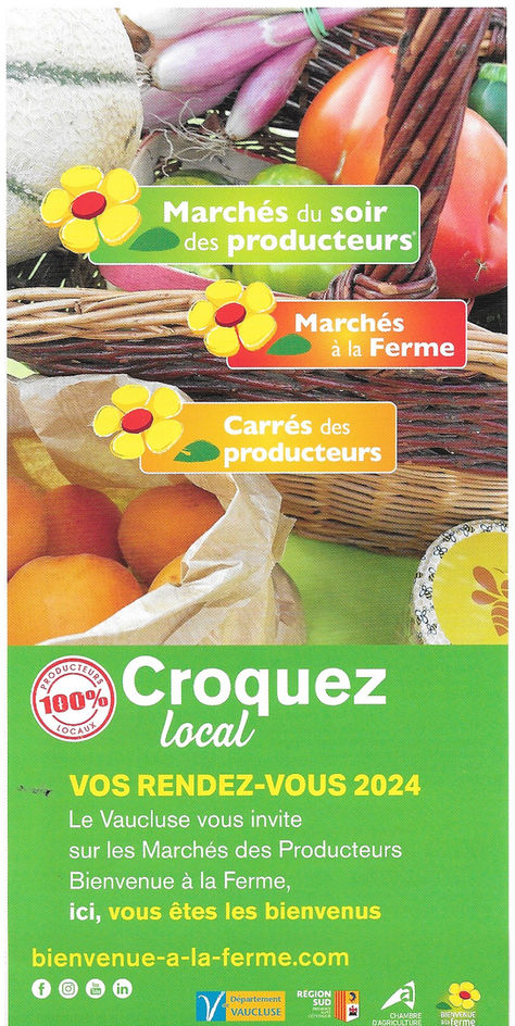 MARCHÉ DU SOIR ET DES PRODUCTEURS EN VAUCLUSE