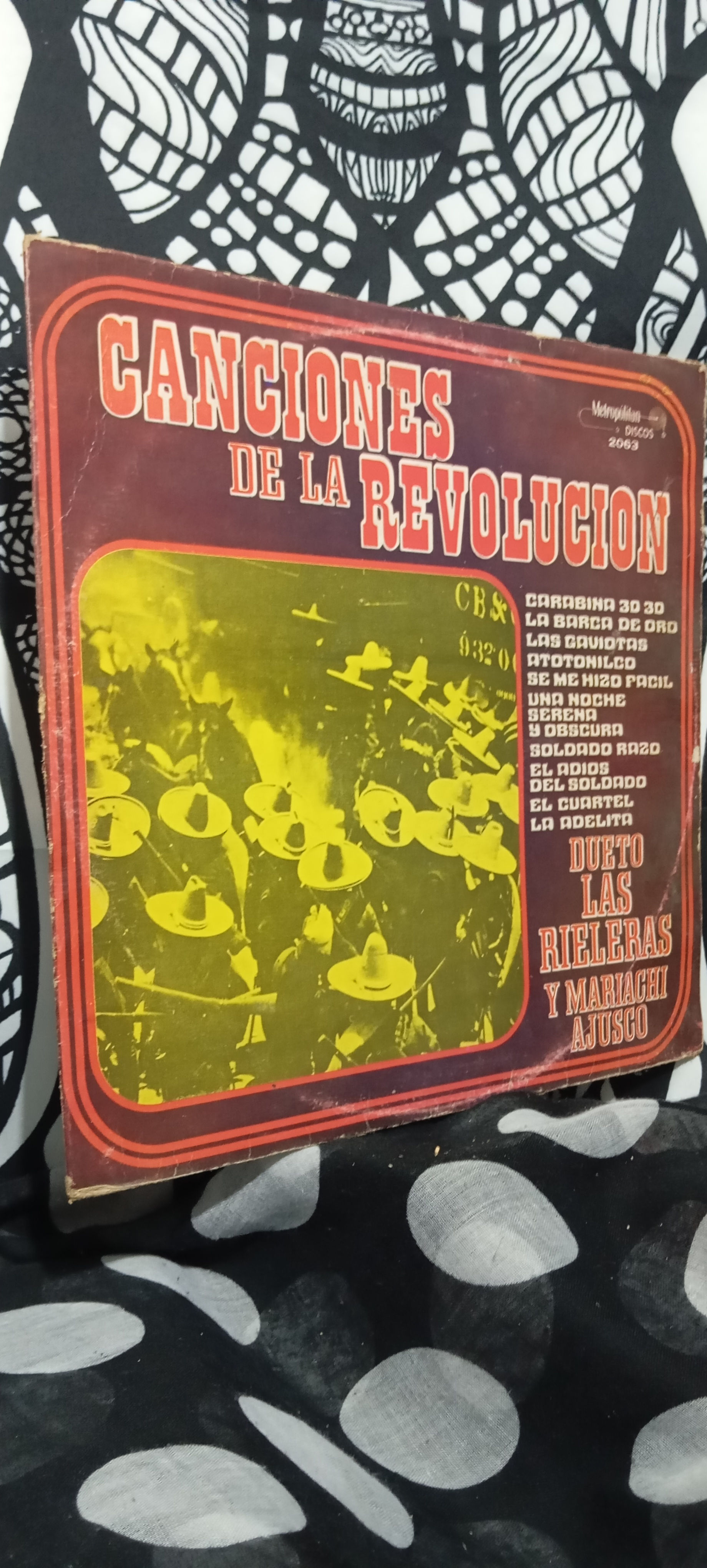 12" | Dueto Las Rieleras Y Mariachi Ajusco – Canciones De La Revolución