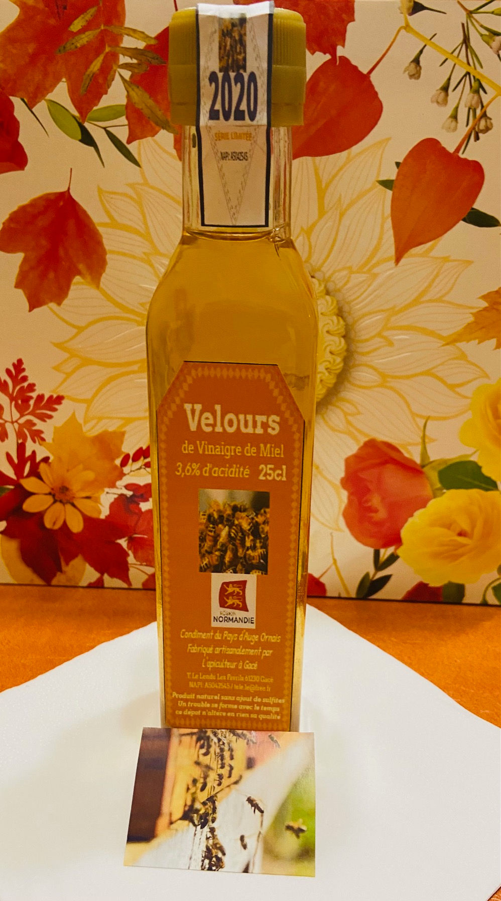 Velours de vinaigre de Miel (3.6°; 25cl)