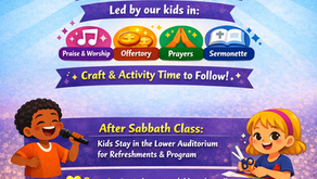 May 2, 2026 - Children's Church