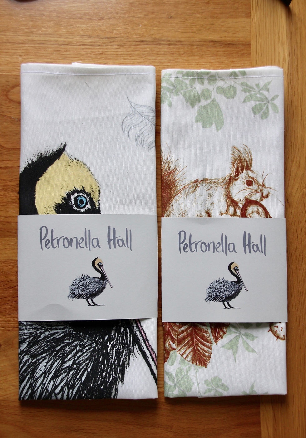Thumbnail: pelican tea towel