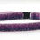 Thumbnail: Purple Glitter Ombre Strap with Black Buckle on white background close-up shot.