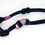 Thumbnail: Navy blue cochlear implant headband with Michela Design Canada text. Adjustable for use.
