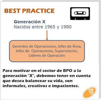 LA GENERACIÓN “X” PARTE DEL COMPLEMENTO EMPRESARIAL